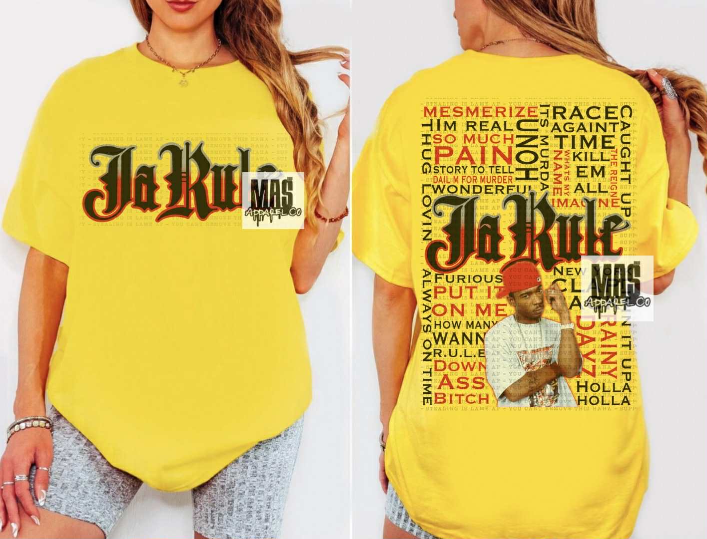 Ja Rule Nostalgic Concert Tshirt