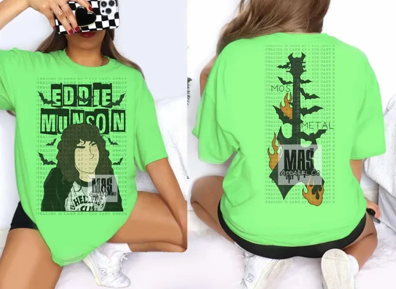 Eddie Munson Stranger Things shirt
