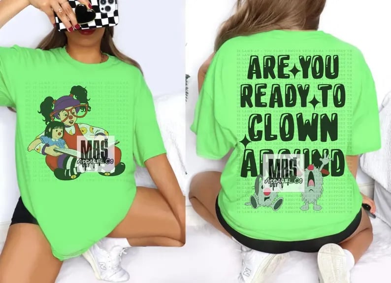Clown Around Comfy Couch Shirt