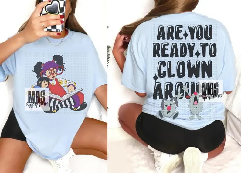 Clown Around Comfy Couch Shirt