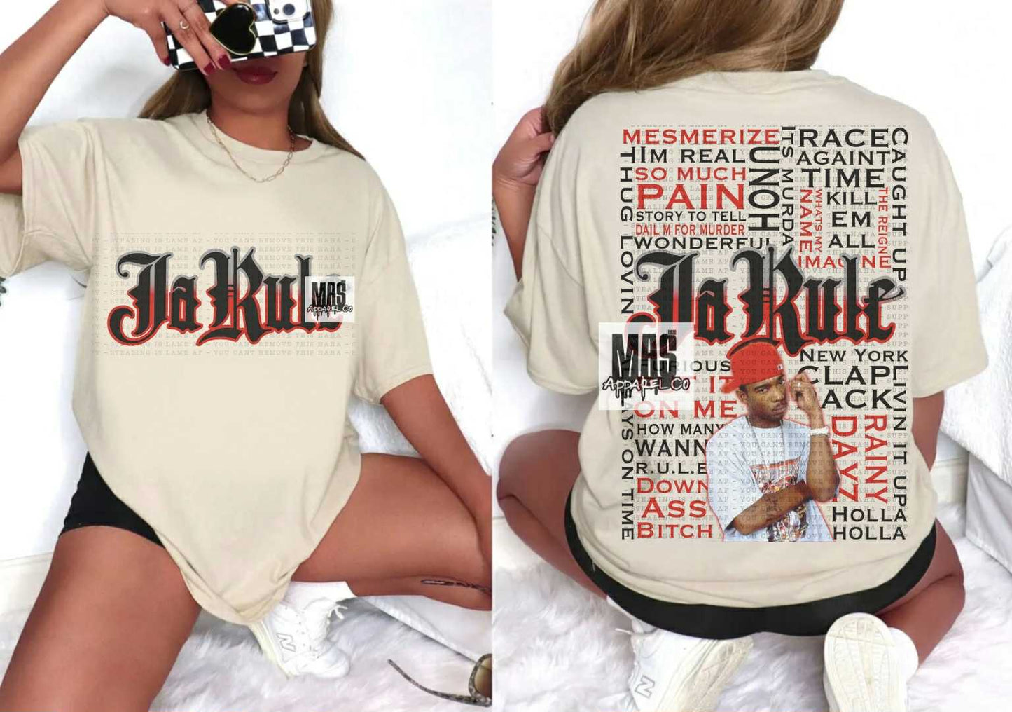 Ja Rule Nostalgic Concert Tshirt